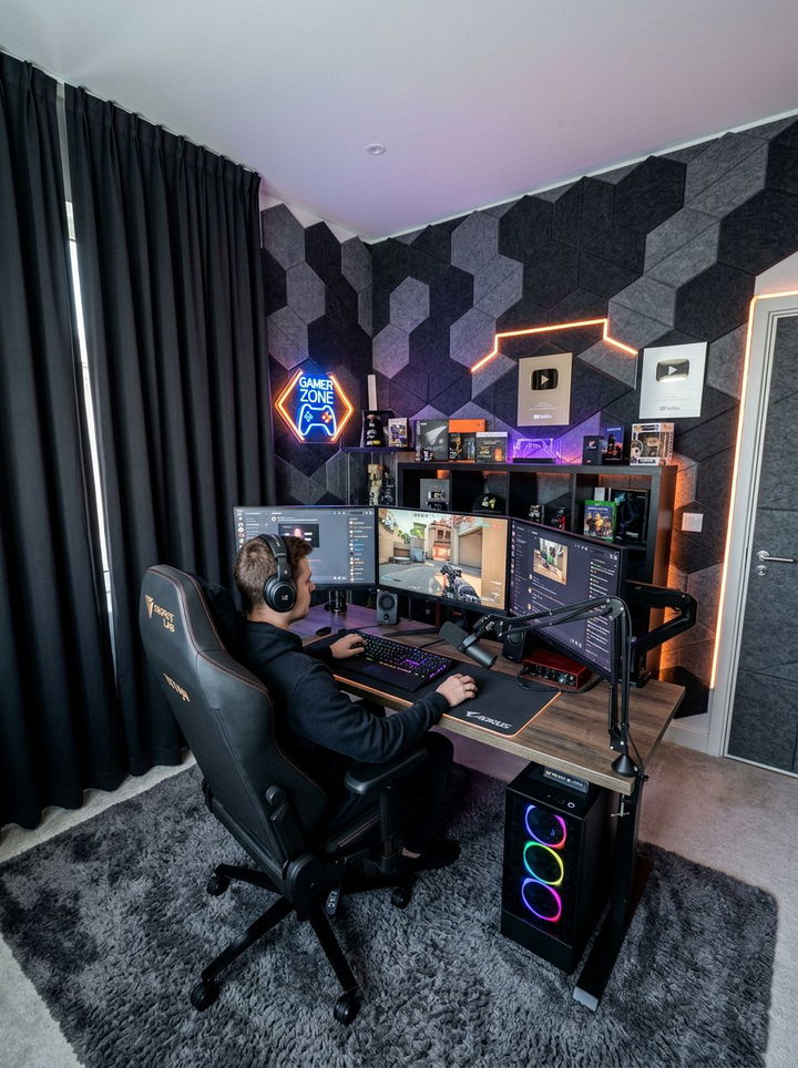 Soundproof esports bedroom - 30 esports bedroom ideas