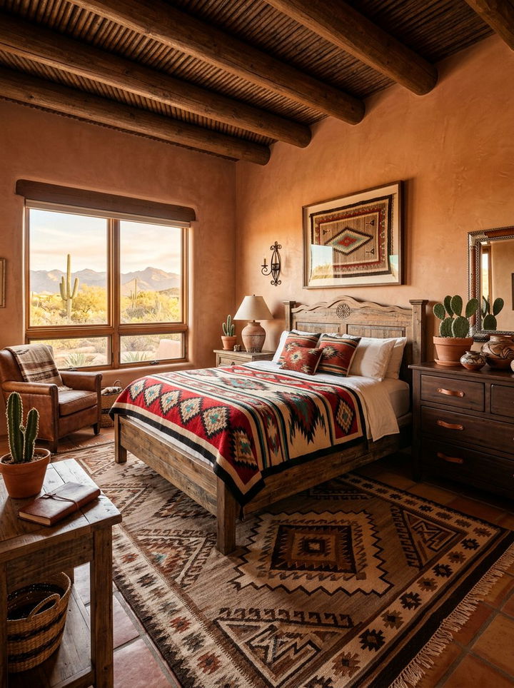 Southwestern Bedroom - 30 bedroom vision boards