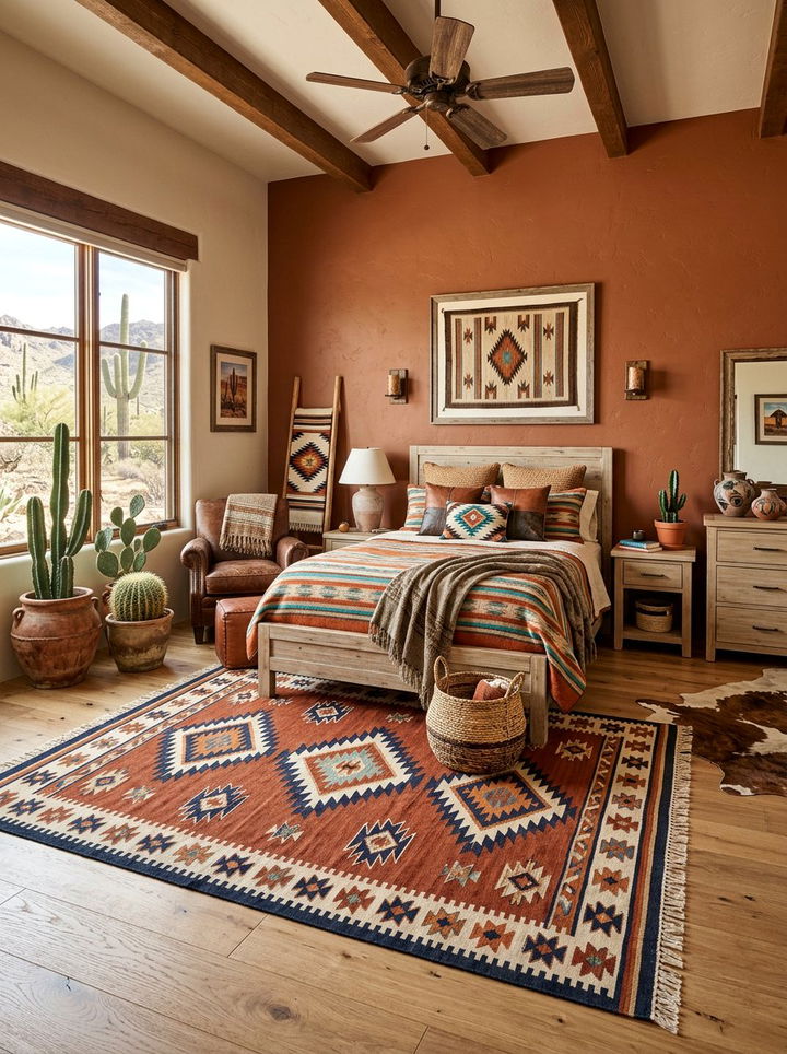 Southwestern Bedroom - 30 bedroom decor ideas