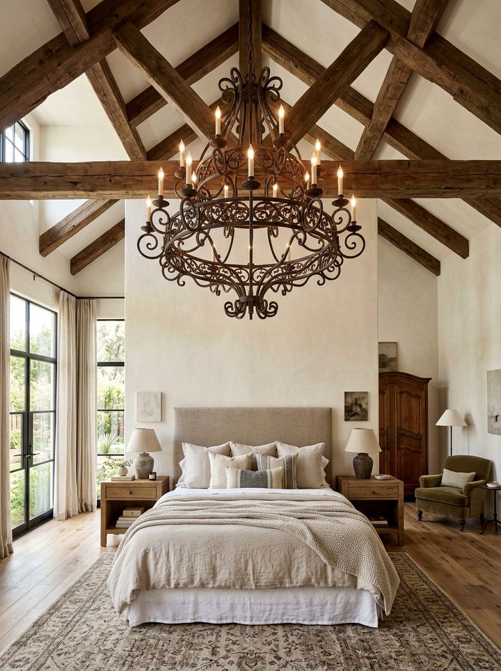 Southwestern Chandelier Bedroom - 30 Southwestern bedroom ideas