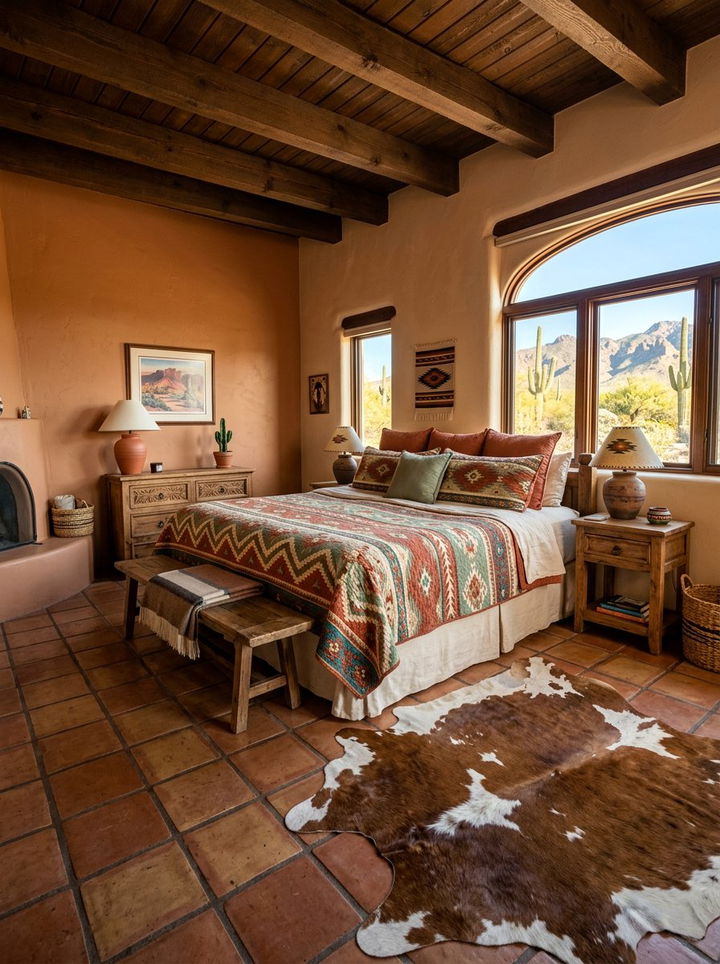 Southwestern Pattern Quilt - 30 bedroom quilts