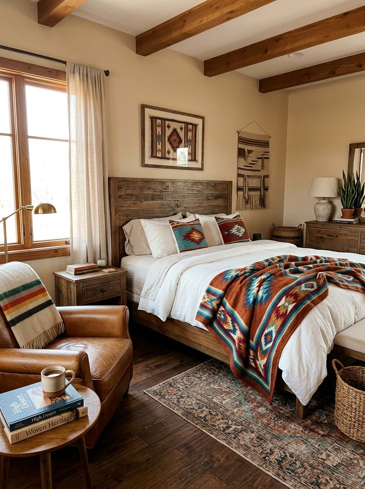 Southwestern Throw Blanket Bedroom - 30 Southwestern bedroom ideas