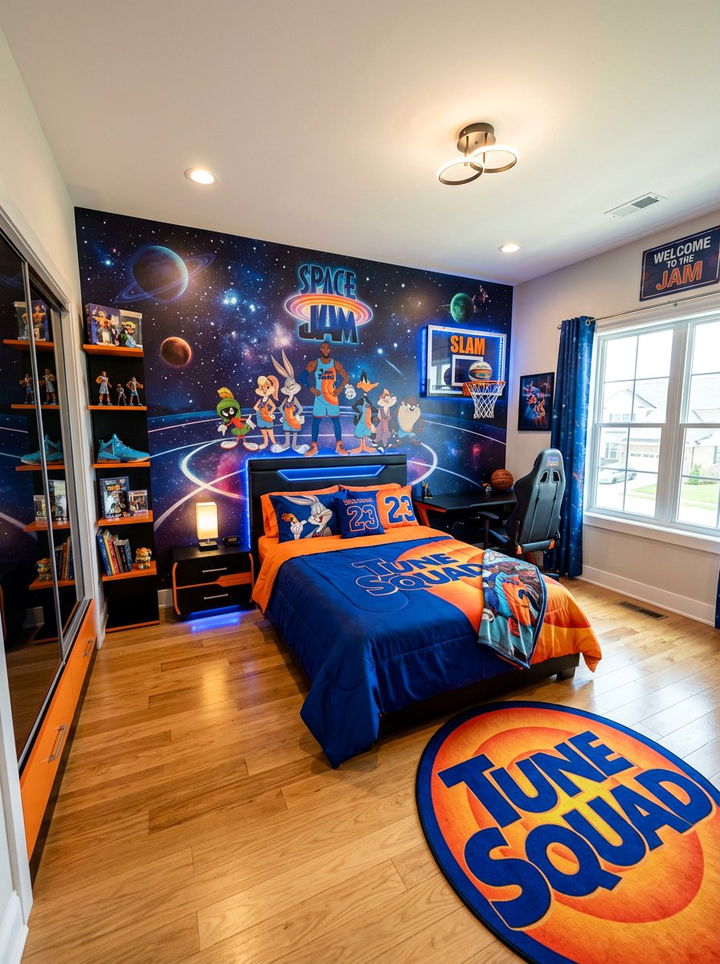 Space Jam Bedroom - 30 movie themed bedroom ideas