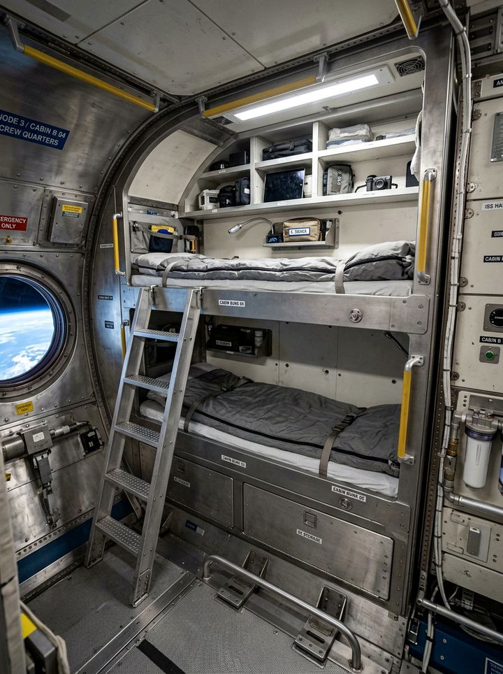 Space station bunk bed - 30 astronaut bedroom ideas