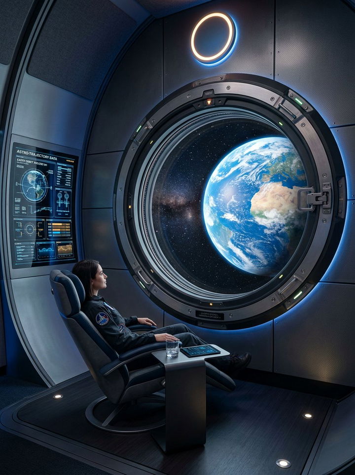 Spaceship porthole window - 30 astronaut bedroom ideas