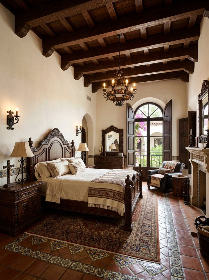Spanish Colonial Style - 30 Mediterranean bedroom ideas