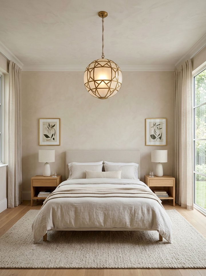 Spherical Orb Pendant - 30 bedroom pendant lights
