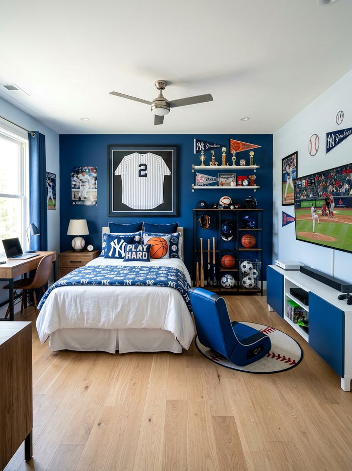 Sports Theme Tween Bedroom - 30 tween bedroom ideas