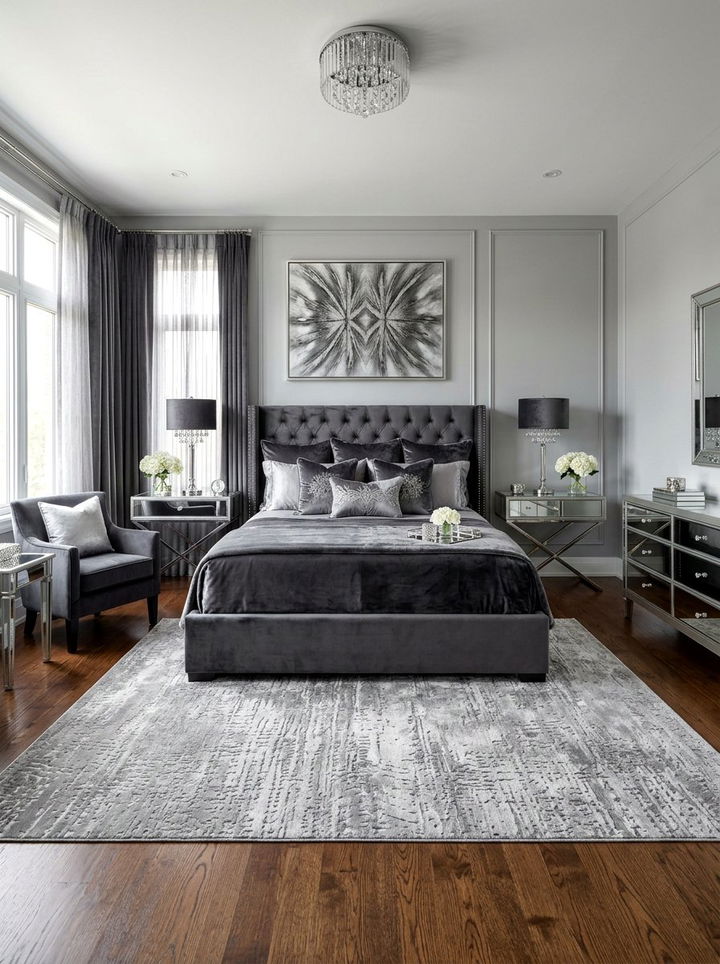 Square Bedroom King Bed Layout - 30 bedroom layout ideas