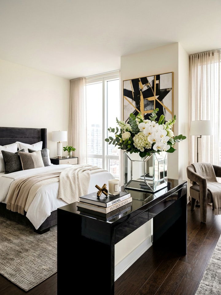 Square Mirror Vase - 30 bedroom vase ideas