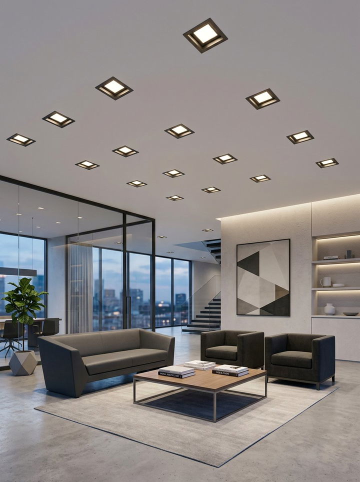 Square Recessed Lighting - 30 bedroom recessed lighting ideas