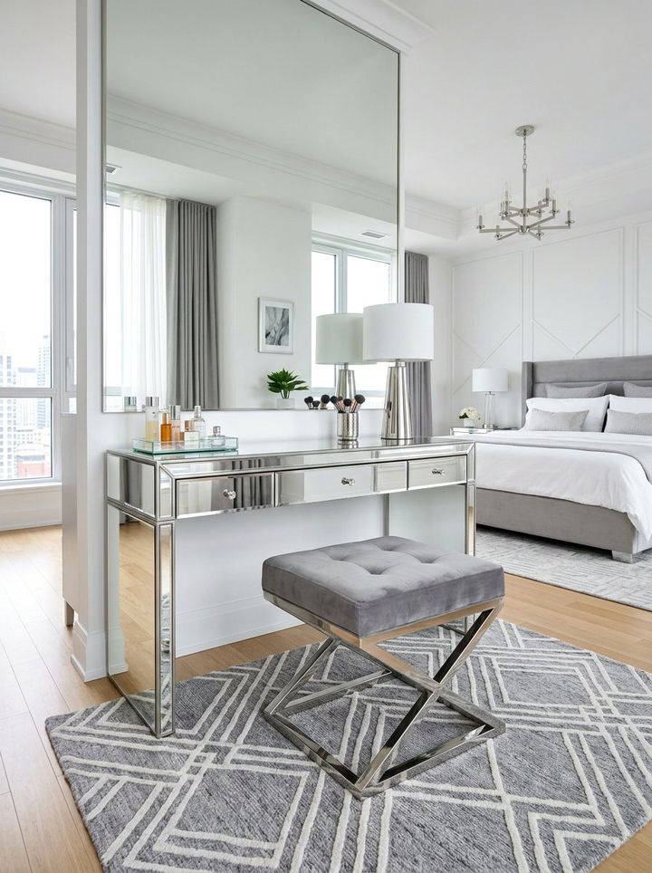 Square Vanity Stool - 30 bedroom vanity stools