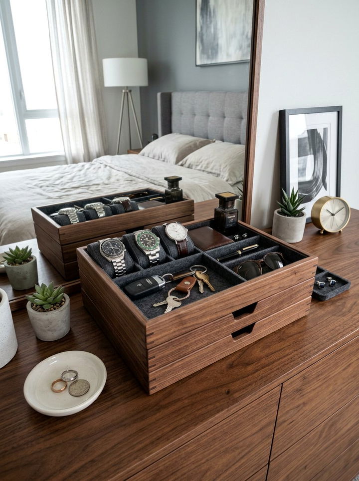 Stackable Accessory Tray - 30 bedroom stackable furniture ideas