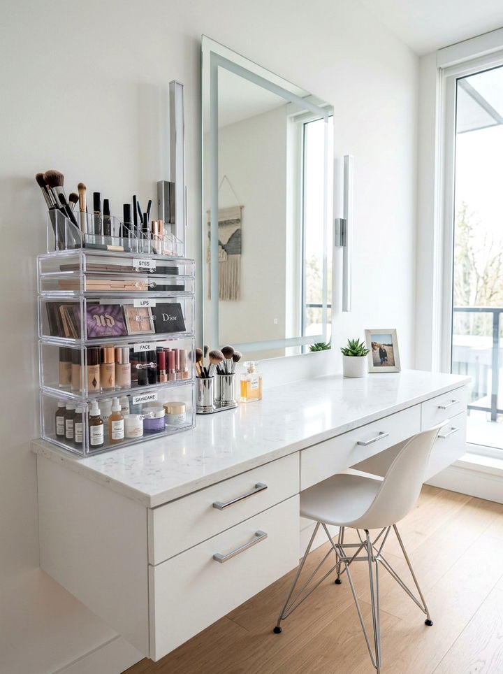 Stackable Acrylic Box - 30 bedroom stackable furniture ideas