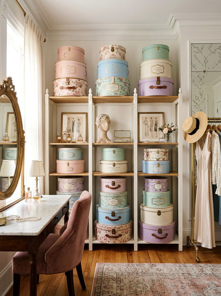 Stackable Hat Box - 30 bedroom stackable furniture ideas