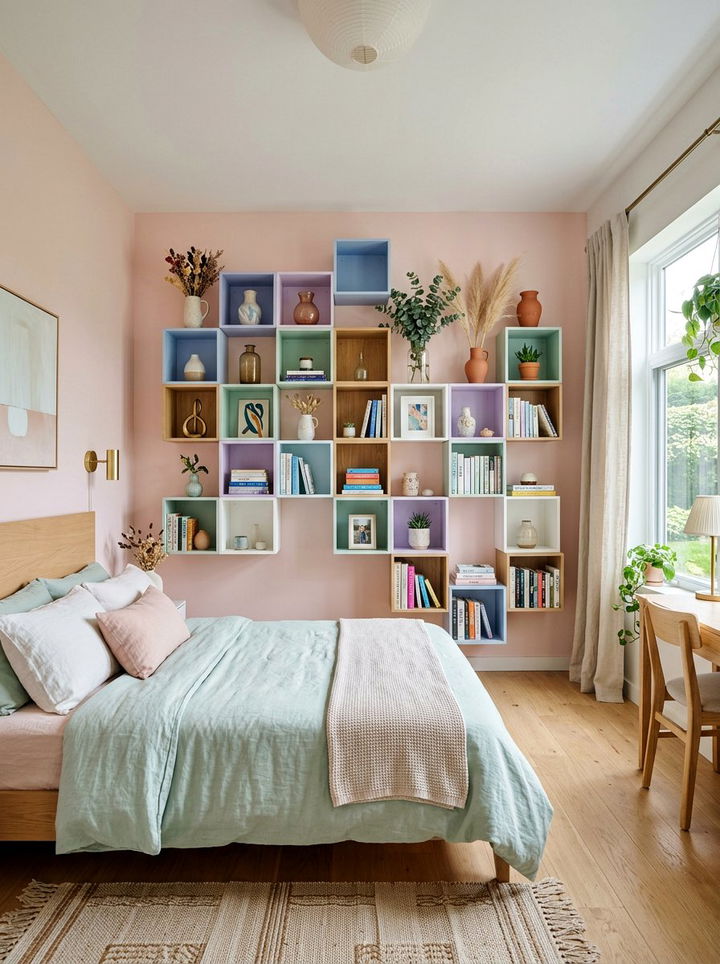 Stackable Storage Cubes - 30 bedroom modular furniture ideas