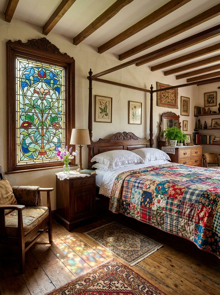 Stained Glass Bedroom Window - 30 bedroom window ideas