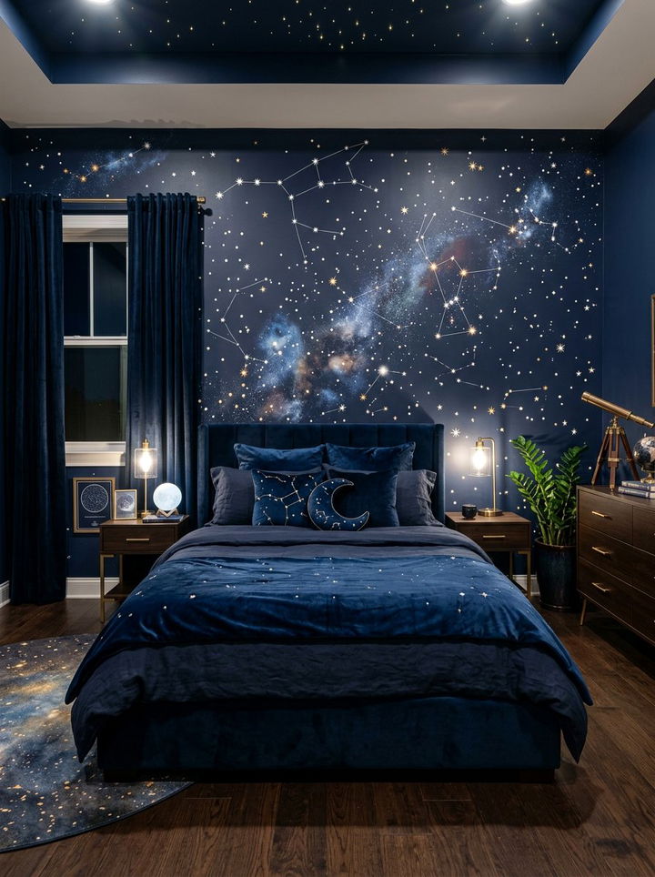 Star Constellation Decals - 30 bedroom wall stickers