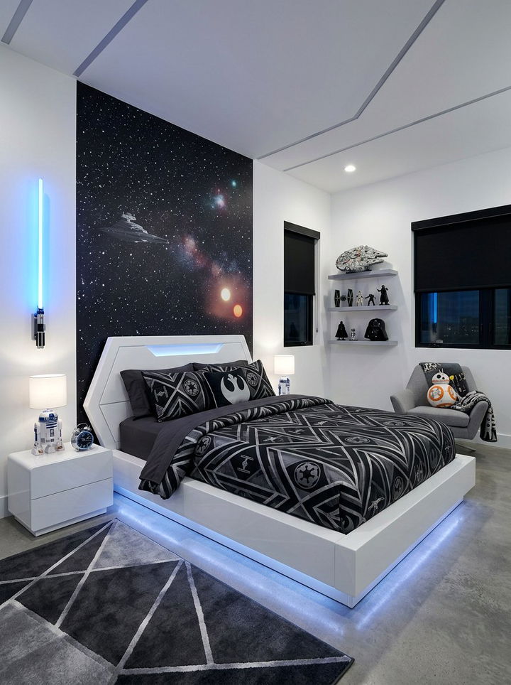 Star Wars Bedroom - 30 movie themed bedroom ideas