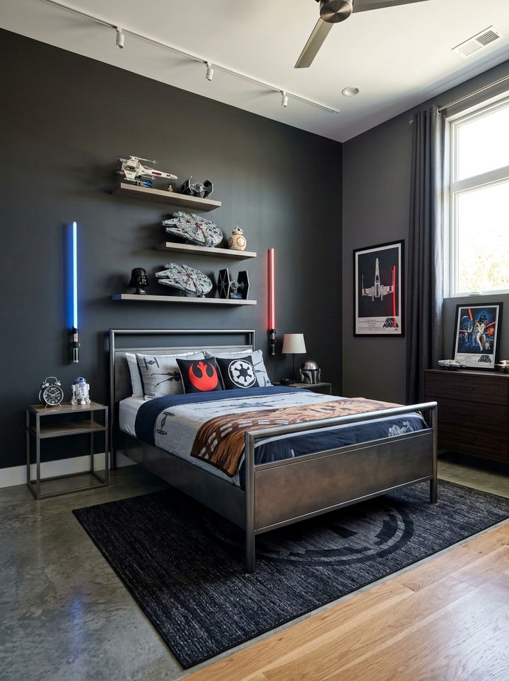 Star Wars bedroom - 30 nerd bedroom ideas
