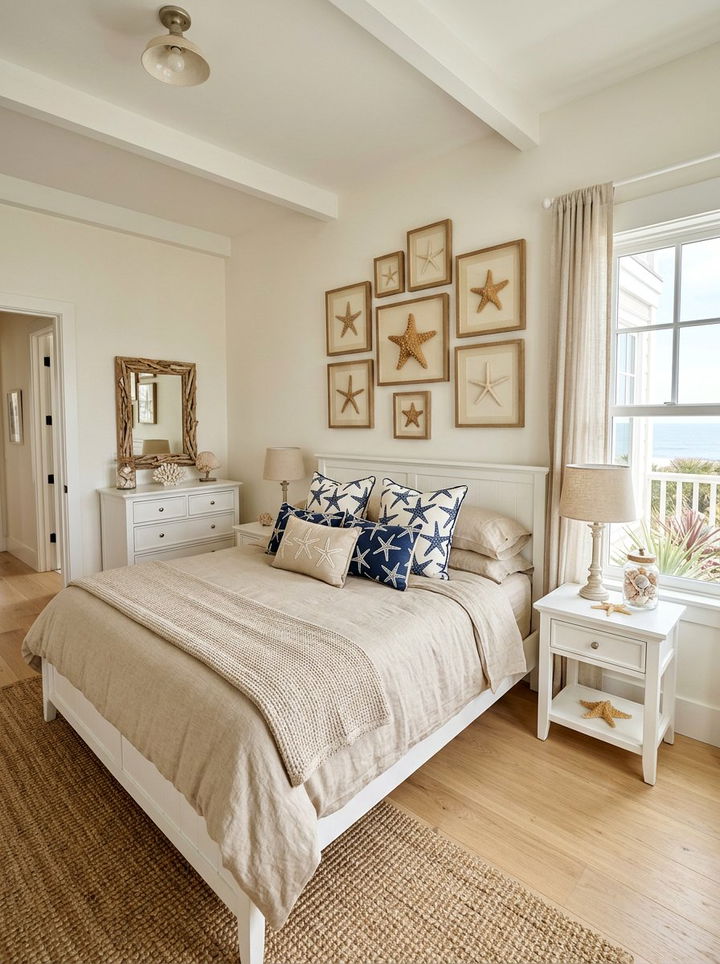Starfish Bedroom - 30 ocean themed bedroom ideas