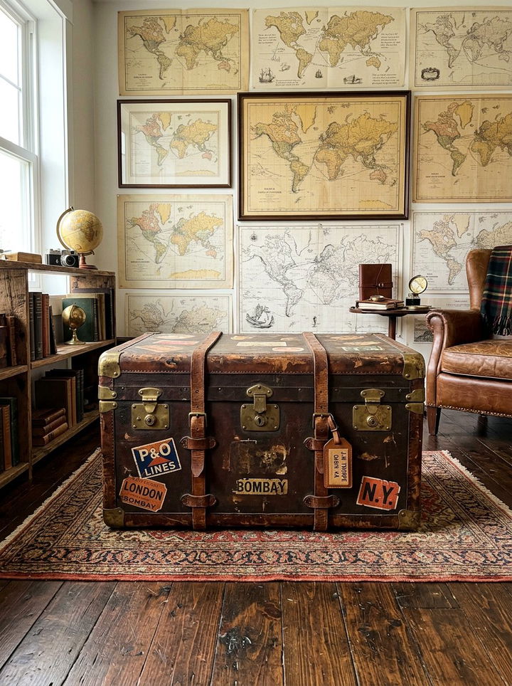 Steamer Storage Trunk - 30 bedroom storage trunks