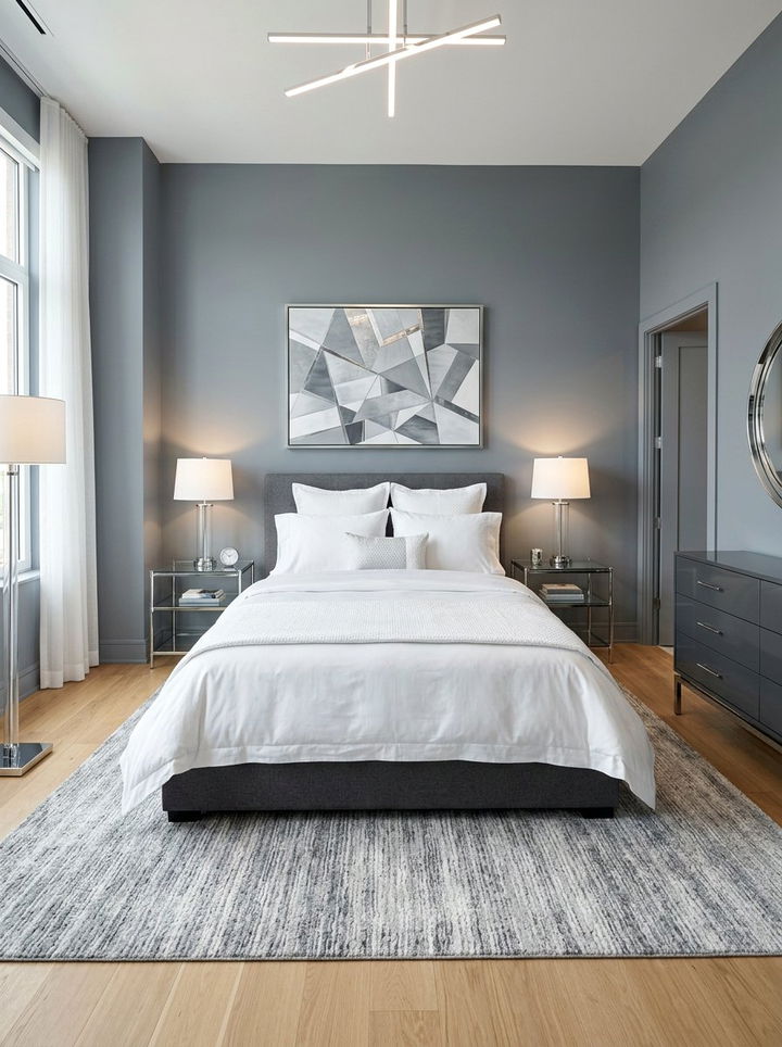 Steel Gray Bedroom - 30 cool gray bedroom ideas