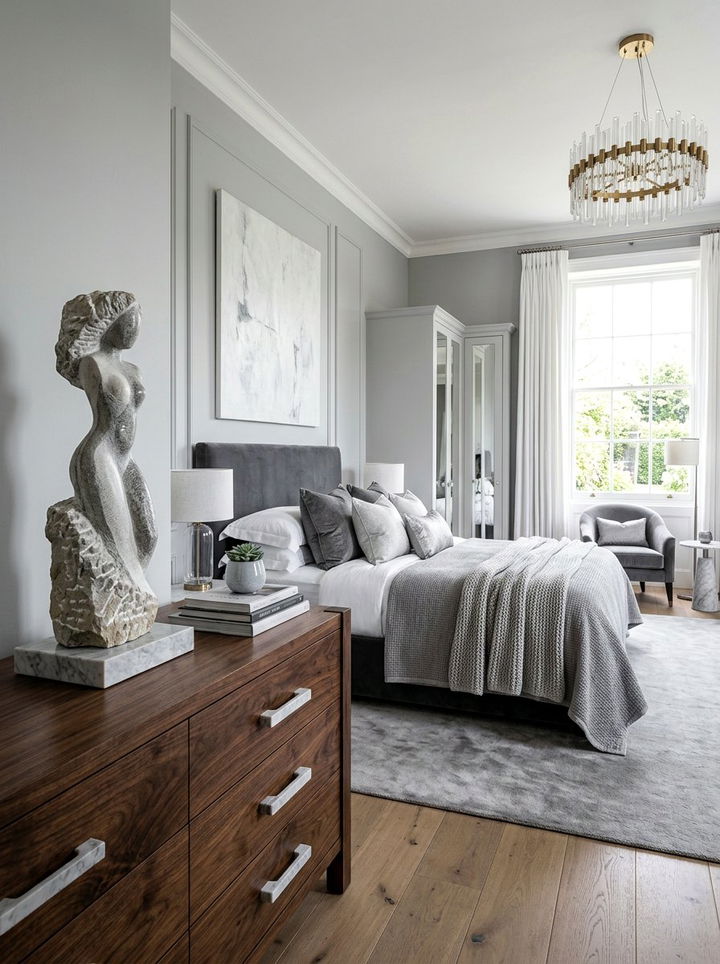 Stone Carved Figurine Styling - 30 bedroom figurines