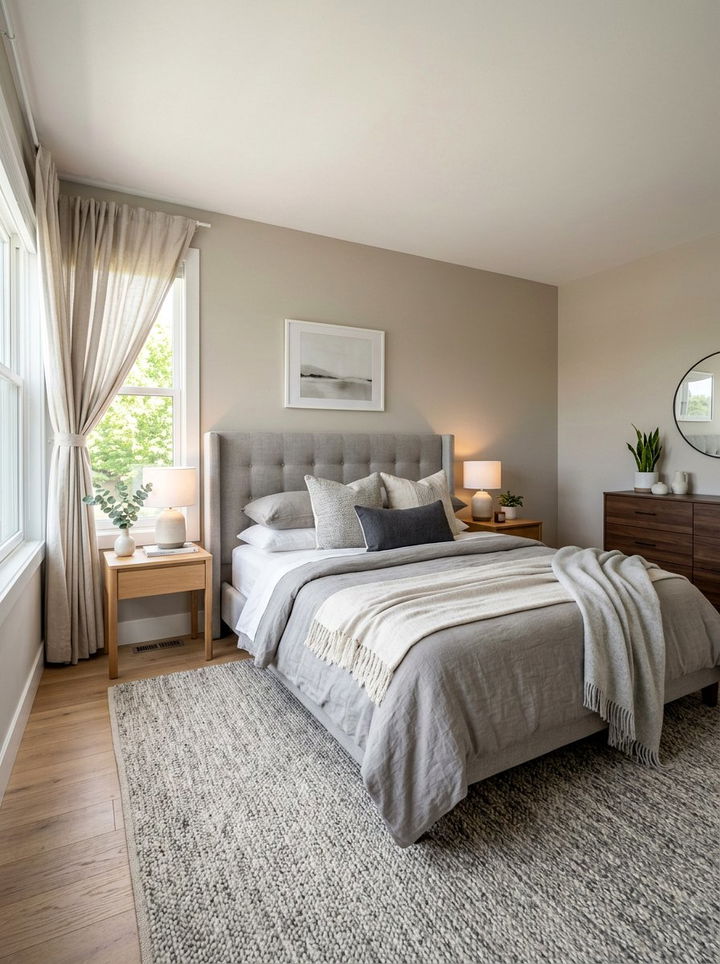 Stone Gray Bedroom - 30 muted tone bedroom ideas