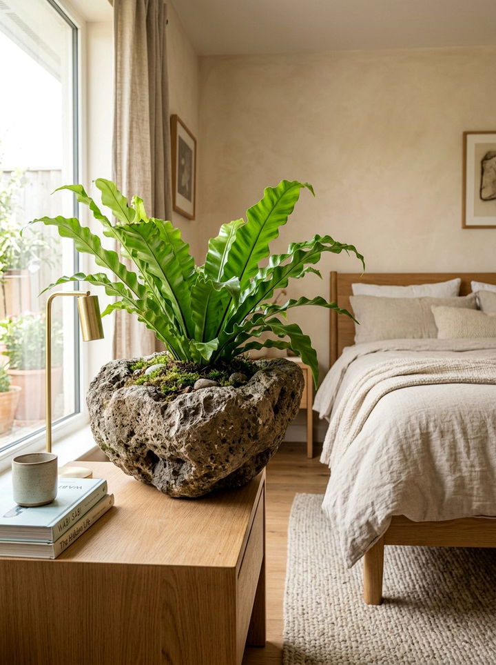 Stone Texture Planter - 30 bedroom planters