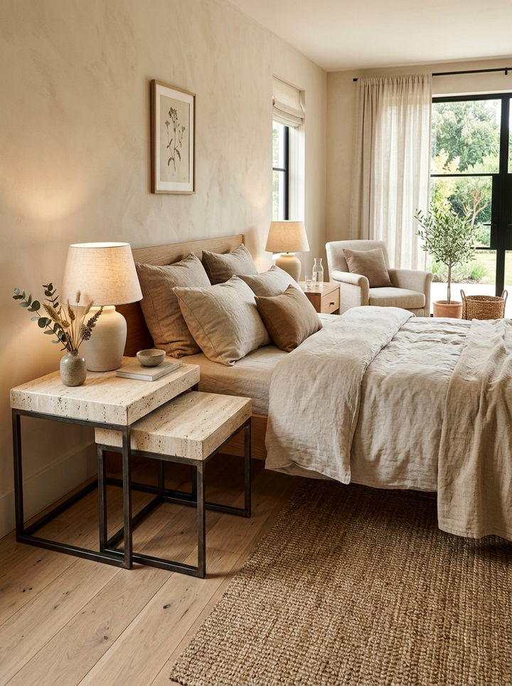 Stone Top Nesting Nightstand - 30 bedroom nesting tables