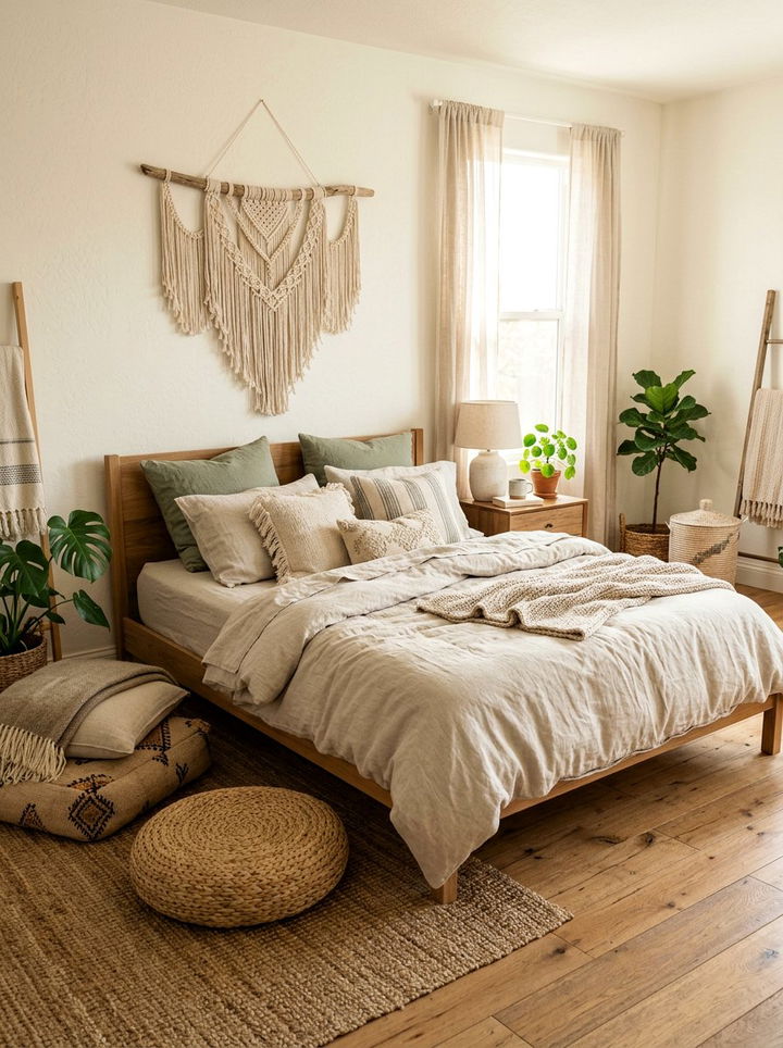 Stone washed linen bedding - 30 bedroom linen bedding ideas