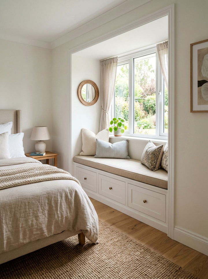 Storage Bench Alcove - 30 bedroom alcove ideas