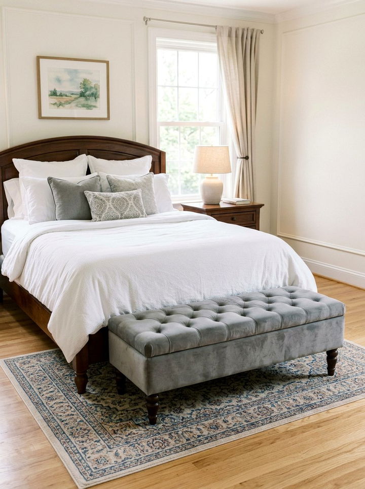 Storage Bench - 30 bedroom clever storage ideas