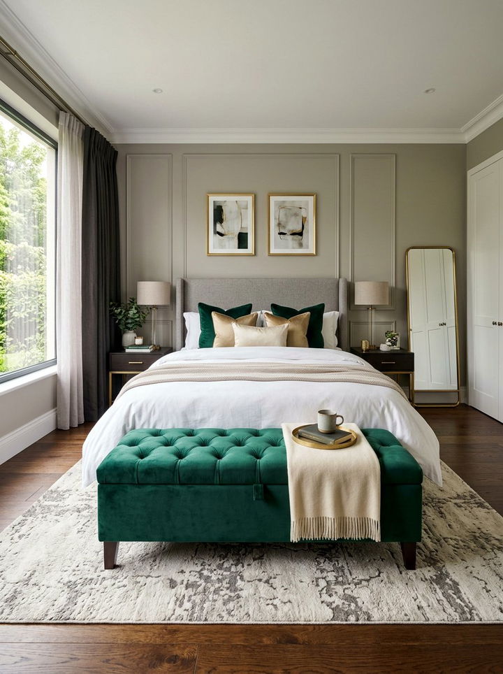 Storage Ottoman Bench - 30 bedroom storage solutions