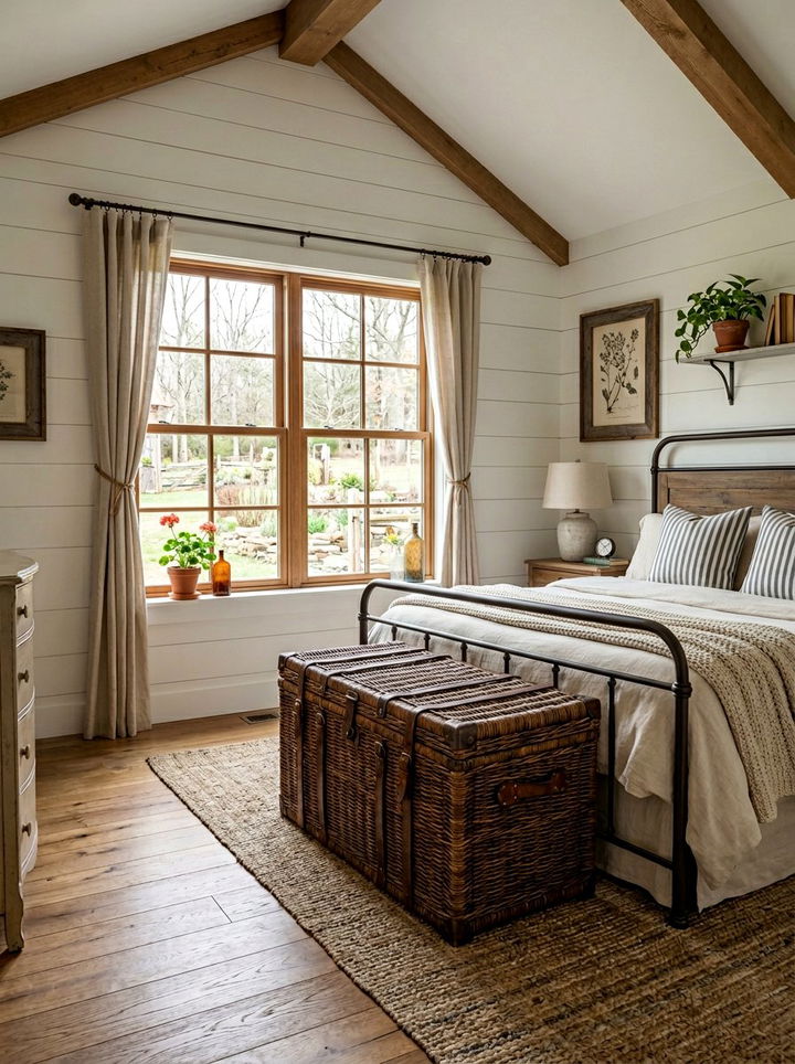 Storage Trunk - 30 bedroom creative storage ideas