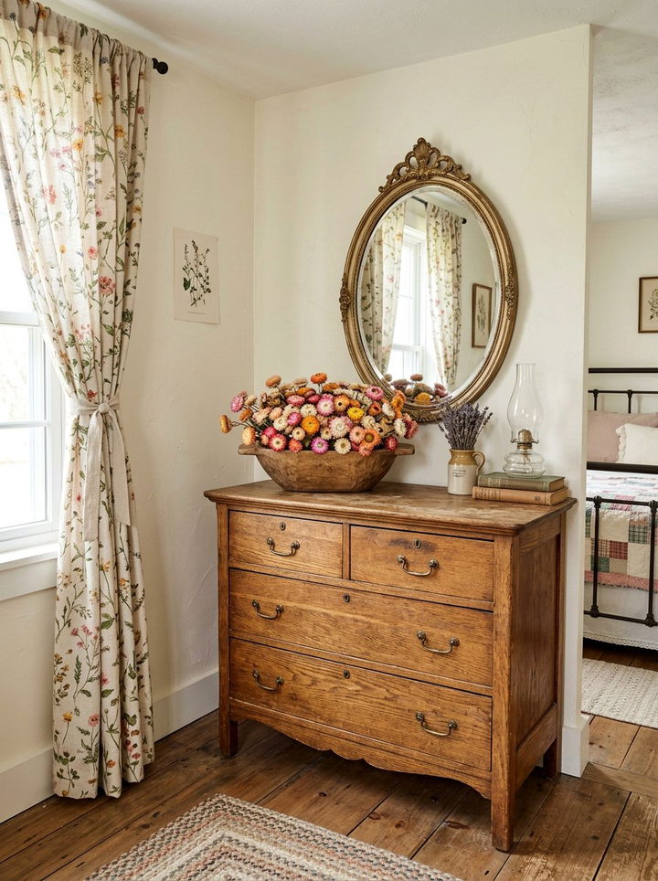 Strawflower Bedroom Display - 30 bedroom dried flowers