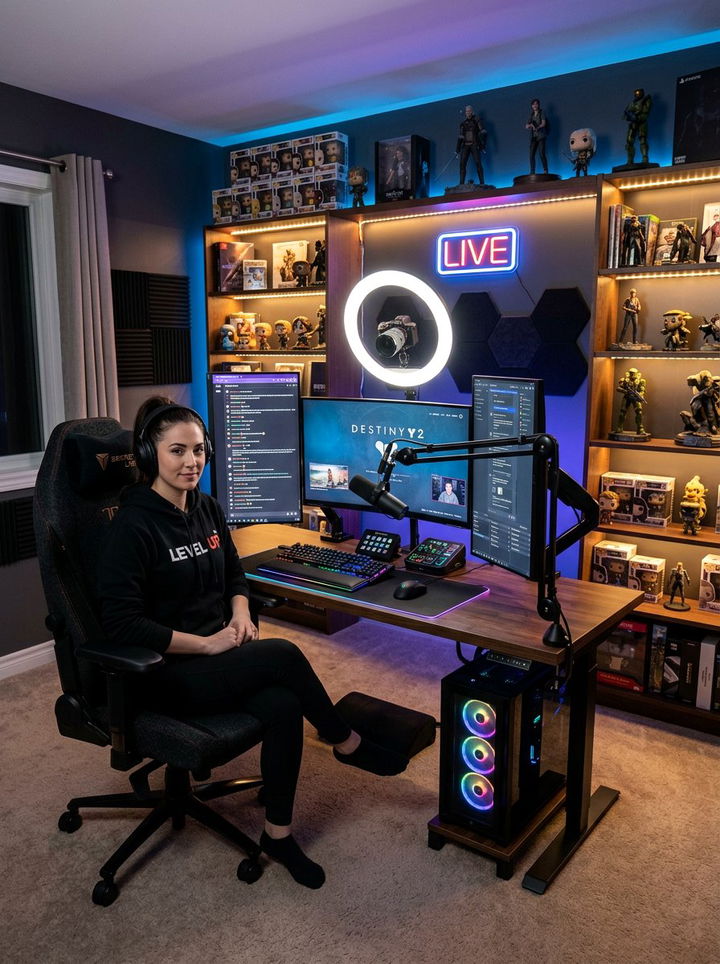 Streaming Gaming Setup - 30 gaming bedroom ideas