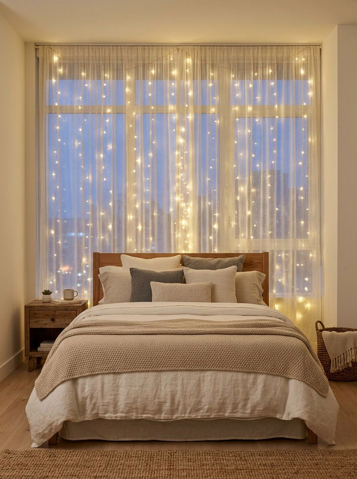 String light bedroom - 30 renter bedroom ideas