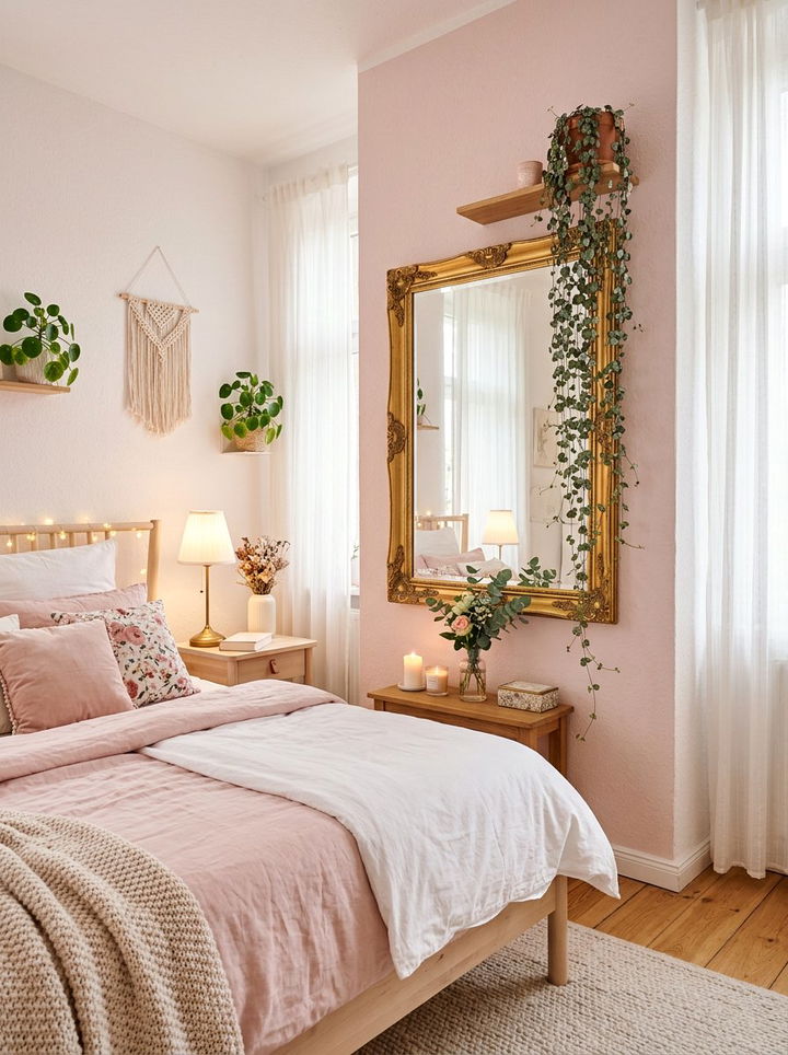 String of hearts romantic vibe - 30 bedroom succulents