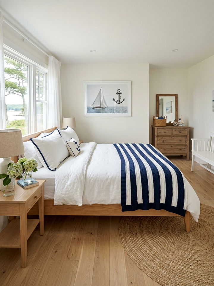 Striped Cotton Knit Throw - 30 bedroom knit blankets