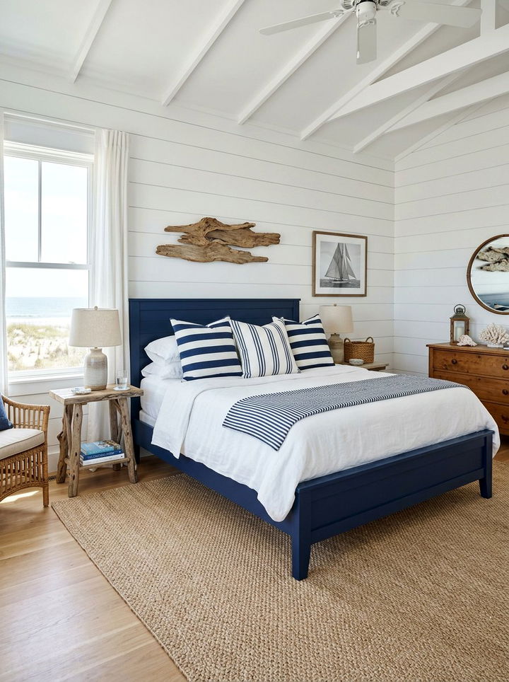 Striped Cotton Pillow - 30 bedroom throw pillows