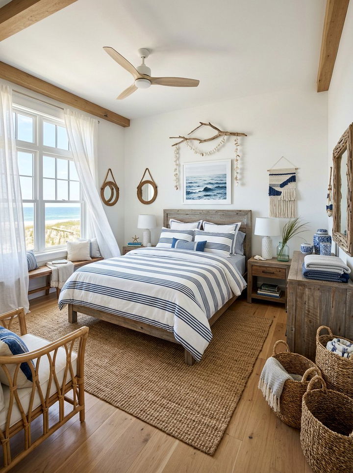 Striped Cotton Sheets - 30 bedroom bedding ideas