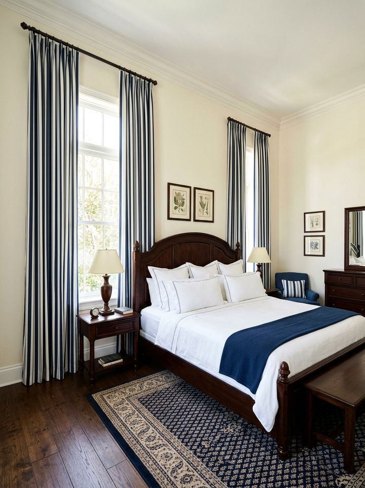 Striped Curtains - 30 bedroom curtains