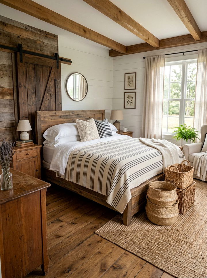 Striped farmhouse cotton blanket - 30 bedroom cotton blankets