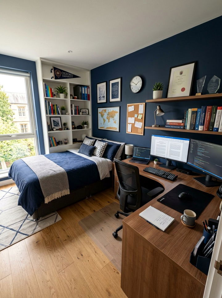 Student Study Bedroom - 30 multigenerational bedroom ideas