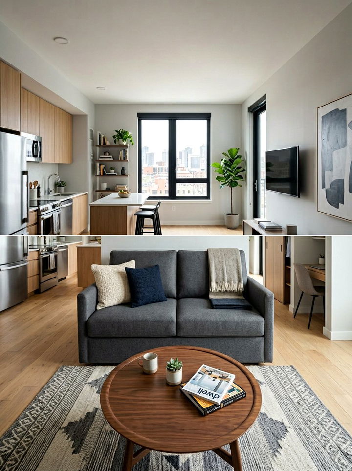 Studio Apartment Convertible Sofa Sleeper - 30 studio apartment bedroom ideas