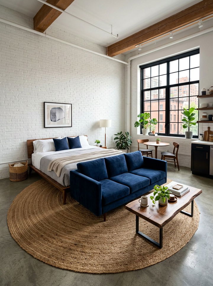 Studio apartment layout - 30 open plan bedroom ideas