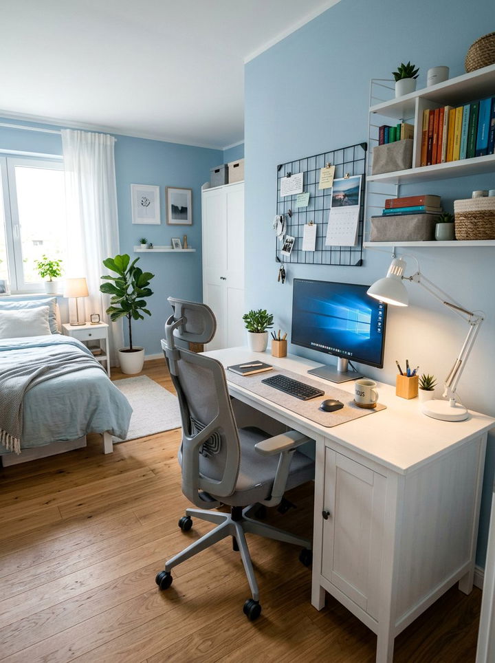 Study Space Bedroom - 30 teenage girl bedroom ideas