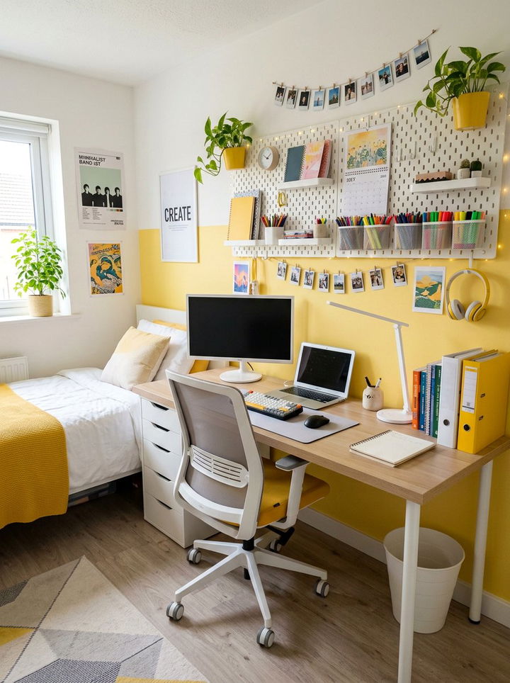 Study Space Teen Bedroom - 30 teenager bedroom decor ideas